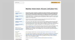 Desktop Screenshot of macktez.com